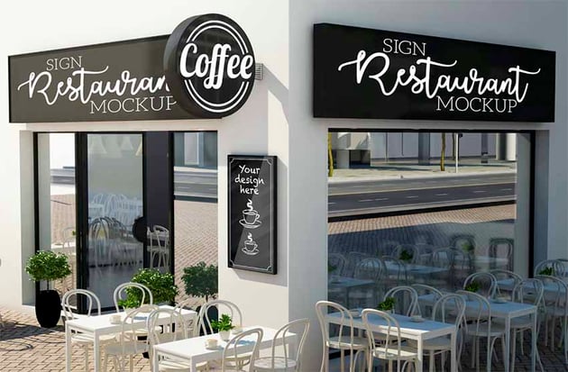 Building Sign Mockup