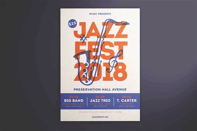Jazz Festival Flyer