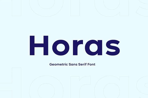 Horas Bold Fonts for Logos