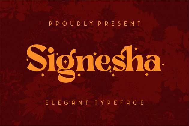 Signesha: Bold Serif Font