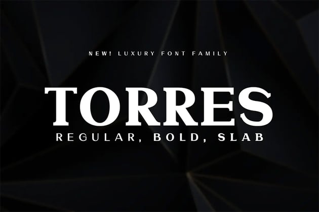 Torres Bold Serif Font