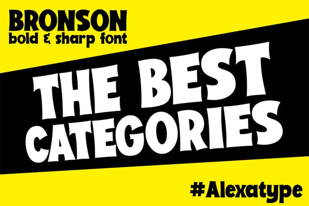 Bronson Bold Font