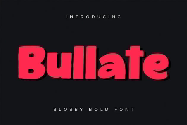 Bullate: Bold Text Font