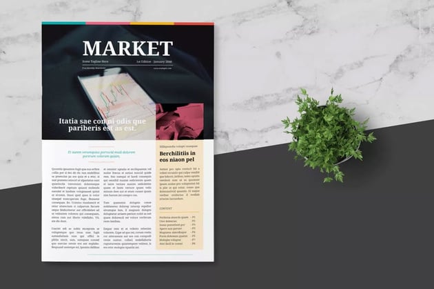 Clean Minimal Business Newsletter Template