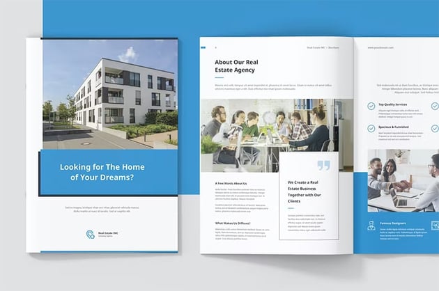 Real Estate Brochure Template for InDesign