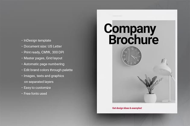 Adobe InDesign Brochure Templates for Modern Companies 