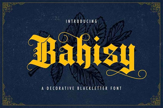 Bahisy Blackletter Font