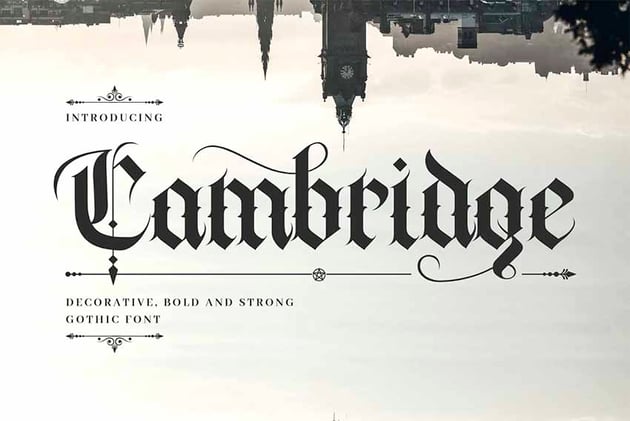 Cambridge Decorative Gothic Font
