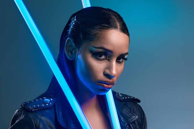 Light Saber Portrait