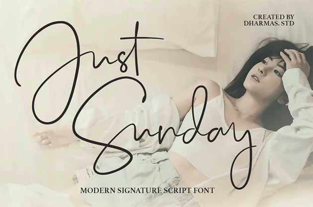 Just Sunday Font