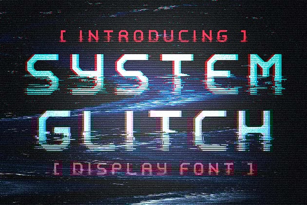 System Glitch: Retro Computer Font