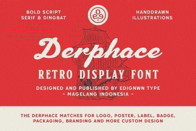 Derphace Retro Display Font