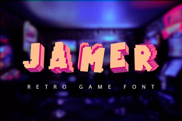 Jamer | Retro Game Font