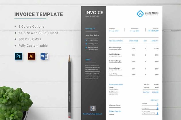Invoice Template for Microsoft Word
