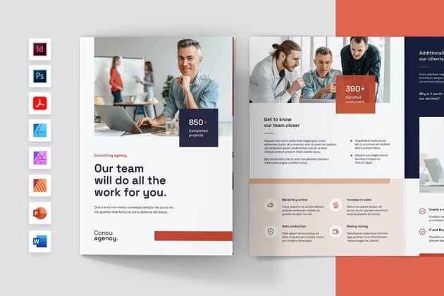 Consulting Agency Brochure Word Template
