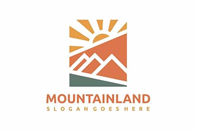 Mountain Landscaper Logos