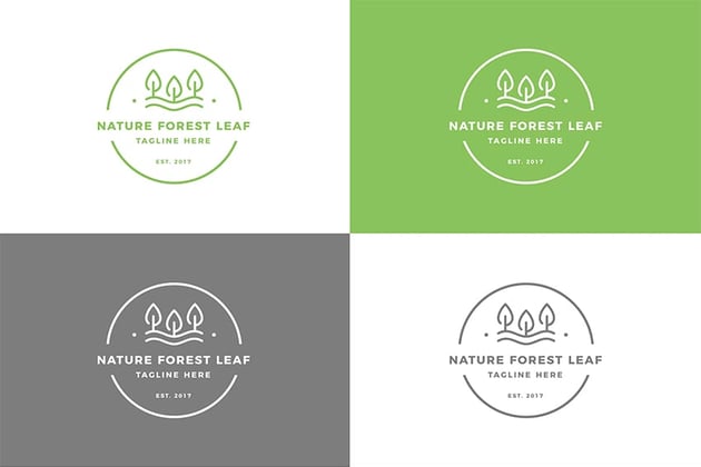 Nature Forest Logo Template