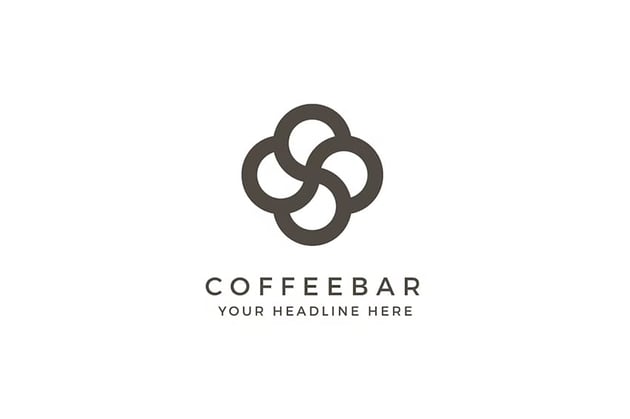 Minimal Coffee and Bakery Shop Design Logo