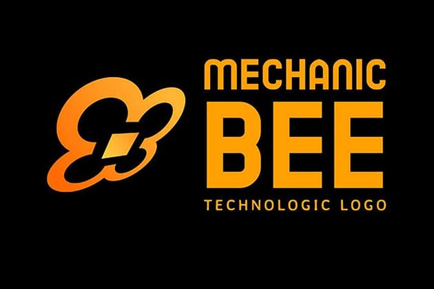 Tech Company Logo Design Generator With Quadcopter