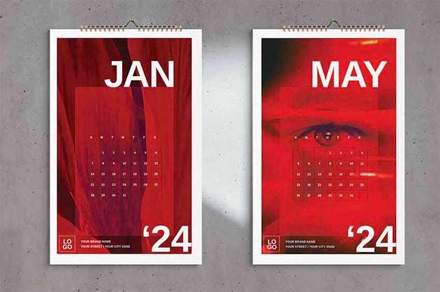 2024 Calendar InDesign
