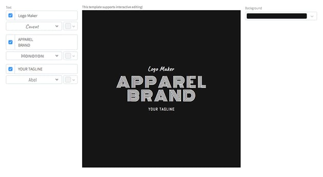 Apparel Brand Logo Design Template