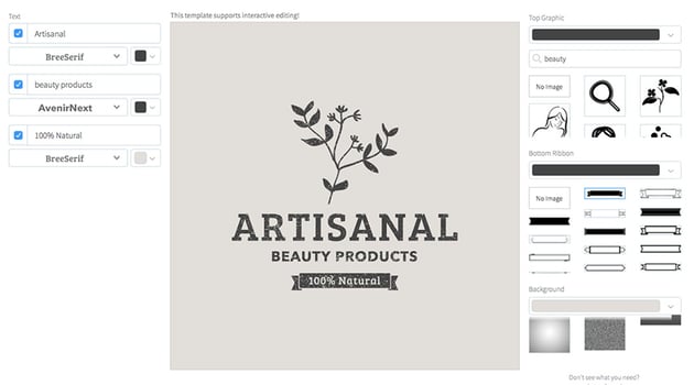 Logo Maker for Natural Beauty Care Brand