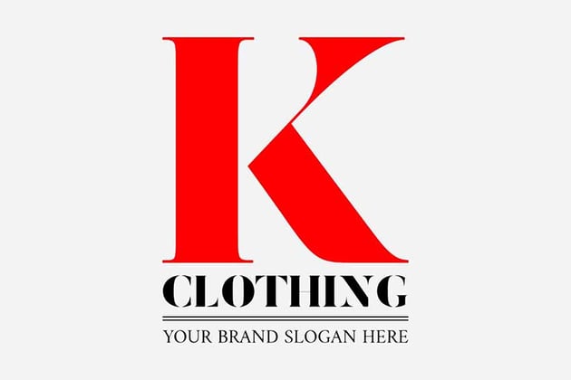 Fresh Logo Design Template for Clothing Brand