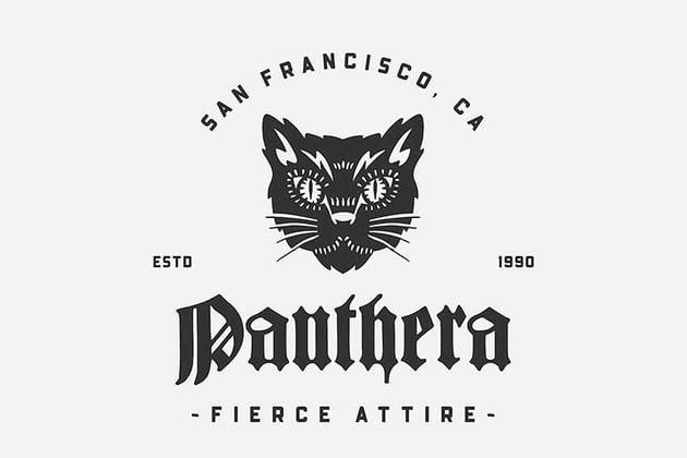 Clothing Brand Logo Maker With Tattoo Illustration