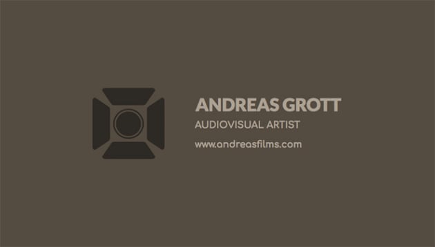 Business Card Maker for Audiovisual Artists