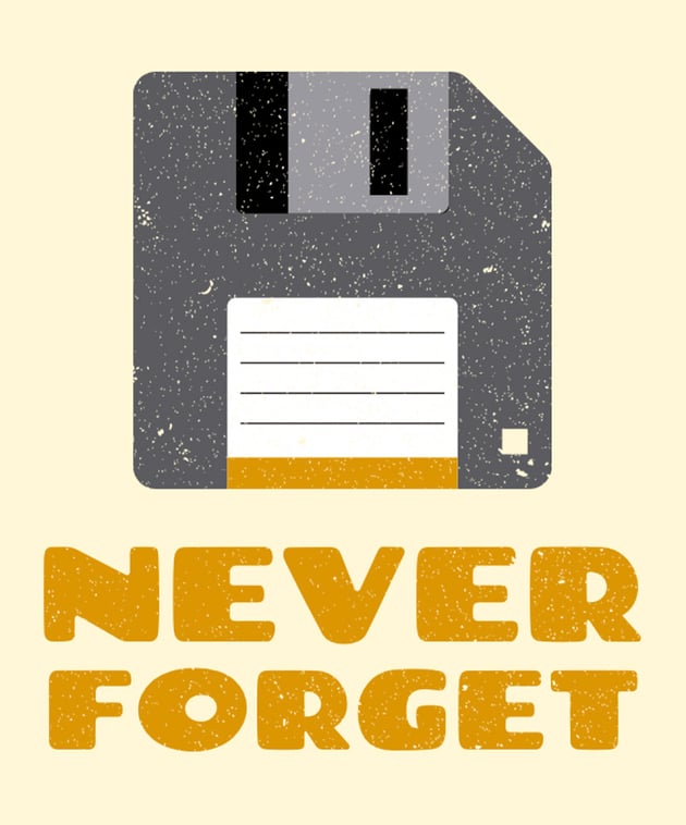 Geeky T-Shirts Template with Retro Graphics