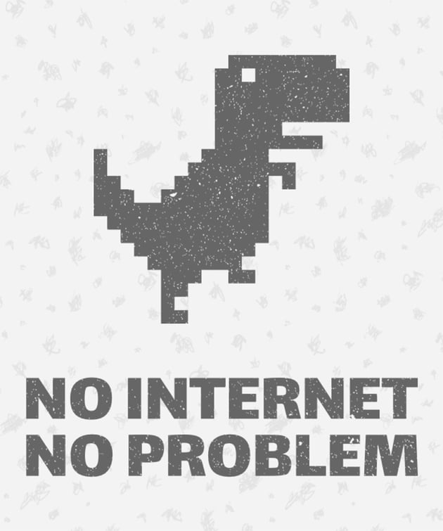 8-Bit Dinosaur T-Shirt Design Template