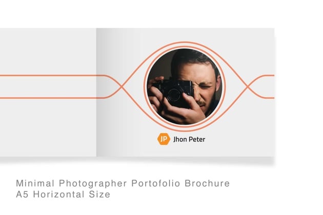 Minimal Photographer Portfolio Brochure Photoshop