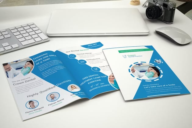 Doctor Pamphlet Template Photoshop