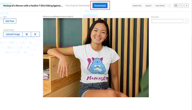 Download Your T Shirt Mockup