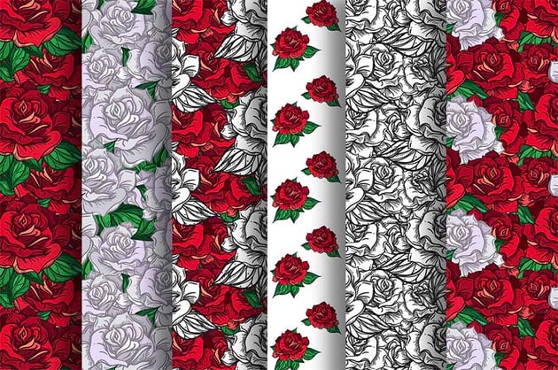 Romantic Roses Patterns