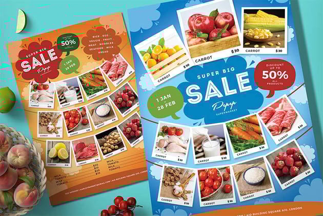 Supermarket Product Flyer