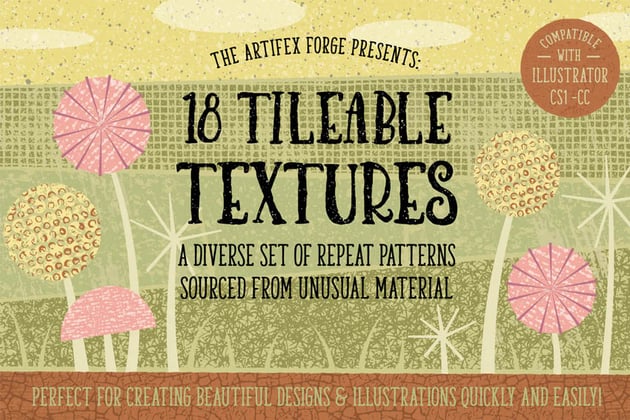 Tileable Texture Illustrator Set