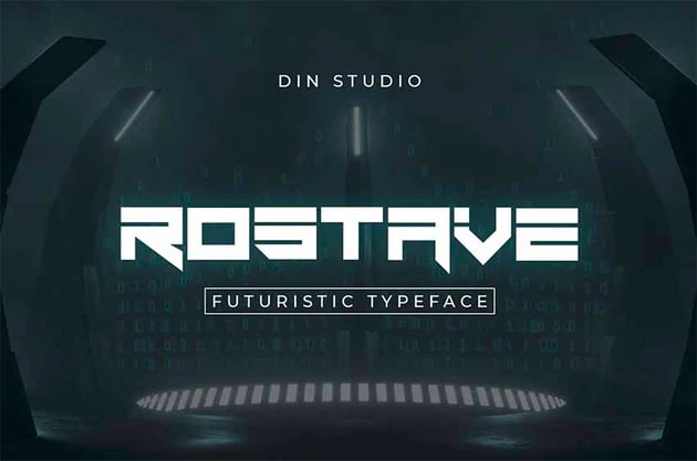 Rostave Galaxy Space Fonts
