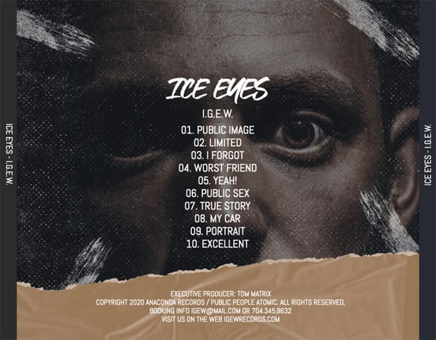 Album Art Back Cover Generator with a Photograph