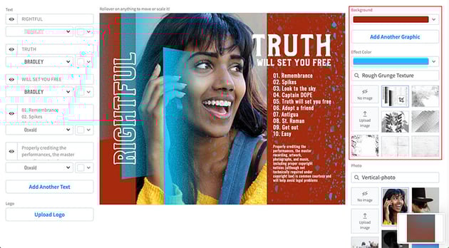 background colours and textures