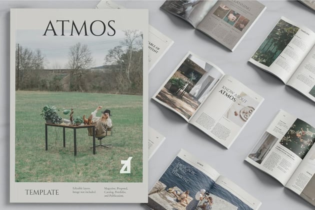 Multi Purpose Affinity Designer Magazine Templates