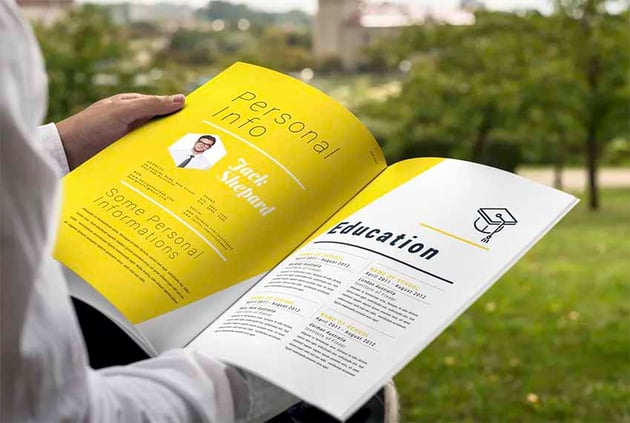Resume Booklet Design