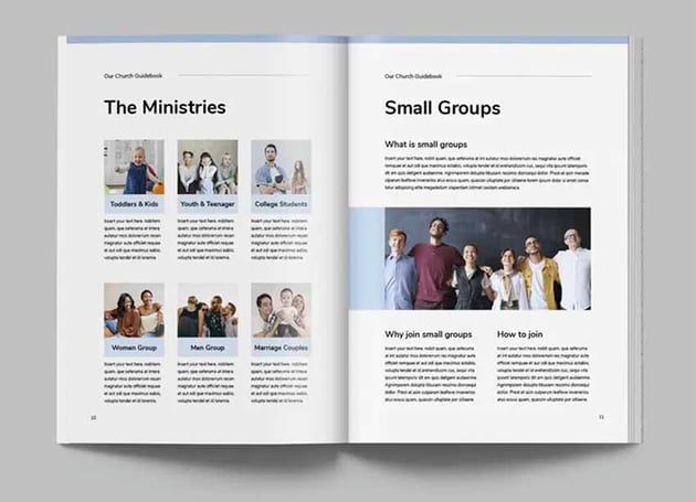 Church Booklet Design Ideas