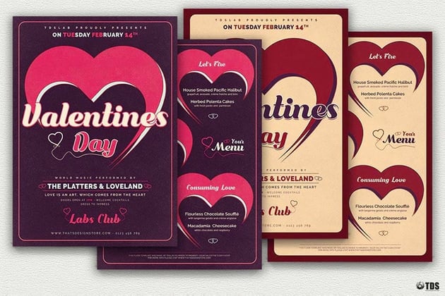 Valentine's Day Flyer Template 