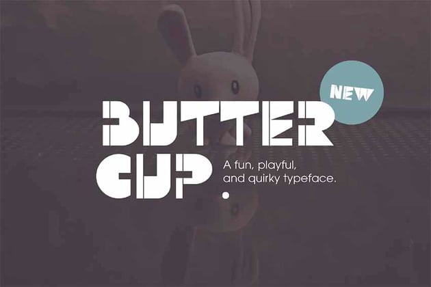 Buttercup Fun Typefaces