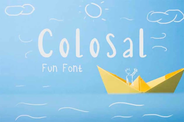 Colosal Fun Word Fonts