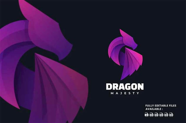 Cool Dragon Logo