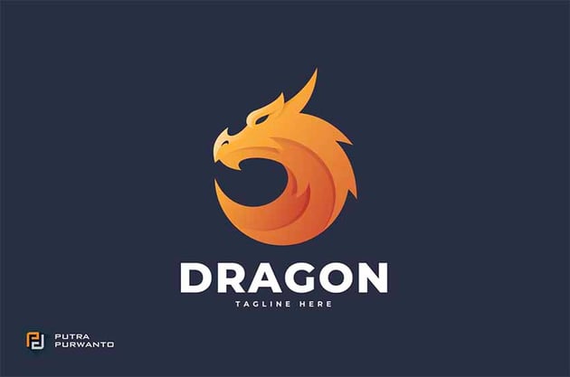 Cool Dragon Logo