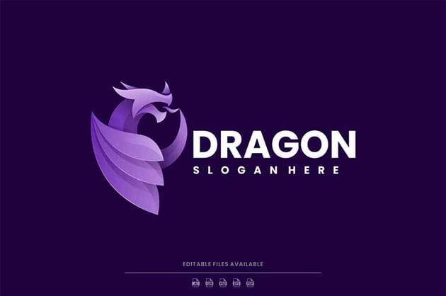 Dragon Symbol Logo