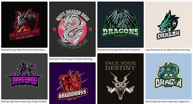 Unlimited Cool Dragon Logo Designs at Placeit